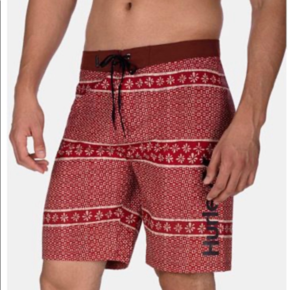 HURLEY Vibes Swim Trunks Board Shorts 29” Waist NWOT